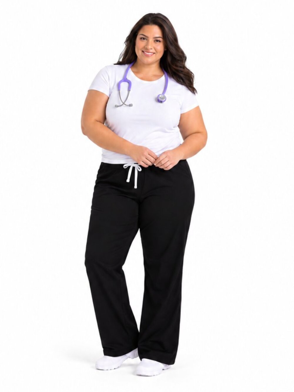 NWT Urbane by Landau 9502 Medical Scrub Pants Black 5XL Plus Size